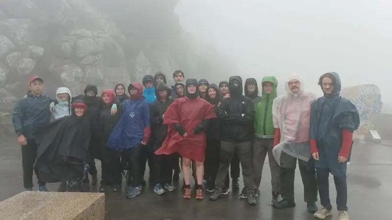 Durante il cammino anche una forte pioggia © www.giornaledibrescia.it