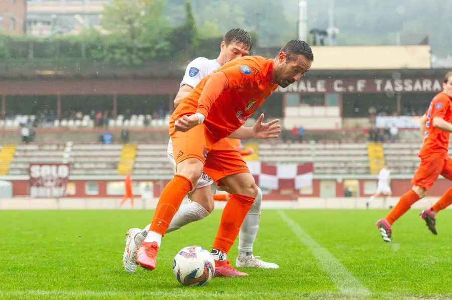 Sport Calcio Breno Serie D Breno - Ospitaletto nella foto cristini del breno e bertazzoli del ospitaletto 23/10/2024 mazzocchi@newreporter