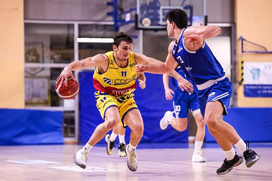 SPORT BASKET CAMPIONATO SERIE B ISEO BASKET - GARDONESE NELLA FOTO BONAVIDA 24-10-2024 Comincini@newreporter