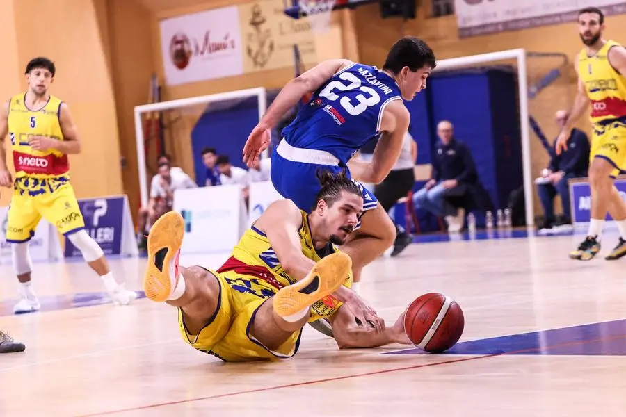 SPORT BASKET CAMPIONATO SERIE B ISEO BASKET - GARDONESE NELLA FOTO MILOVANOVIC 24-10-2024 Comincini@newreporter