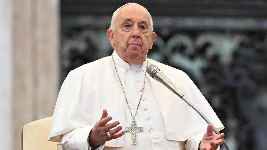 Pope Francis leads the weekly general audience in St. Peter square at the Vatican, 23 October 2024. ANSA/MAURIZIO BRAMBATTI