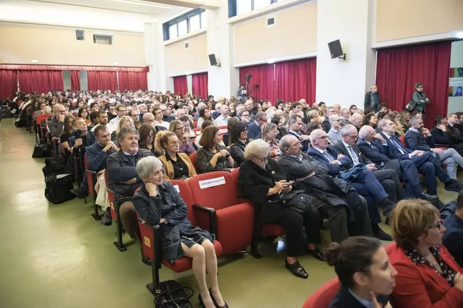 Grazia Varisco all'apertura dell'anno accademico in SantaGiulia