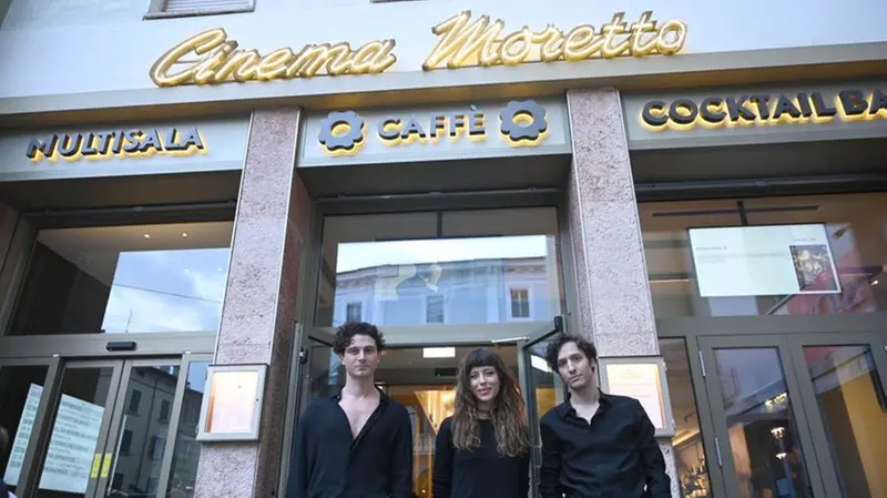 Il cast di Partenope al Cinema Moretto