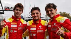 Il team Mosca-Fisichella-Leclerc