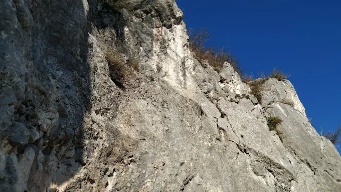 La falesia di Caionvico - Foto/Google