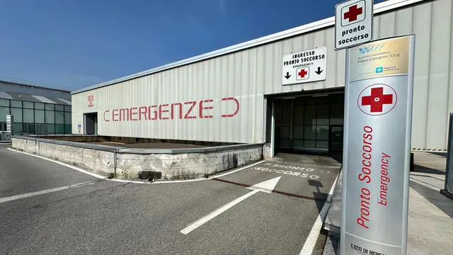 The emergency room of the Papa Giovanni XXIII hospital in Bergamo where Sharon Verzeni died, stabbed during the night in Terno d'Isola. Bergamo, Italy, 30 July 2024. ANSA/MICHELE MARAVIGLIA