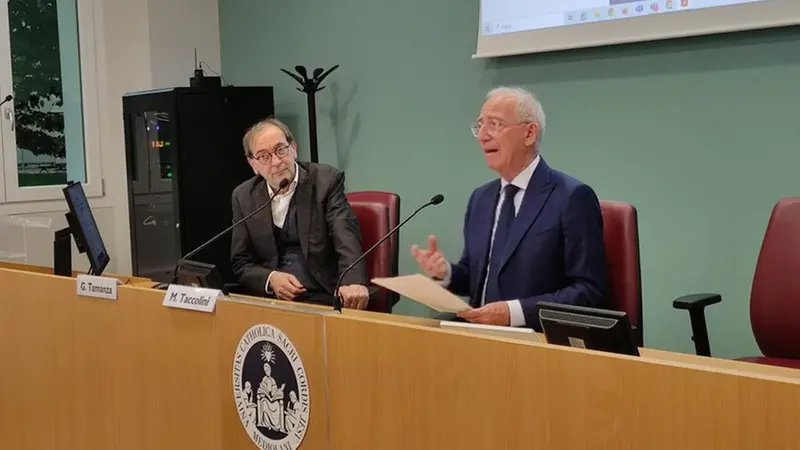 Da sinistra, Tamanza e Taccolini - © www.giornaledibrescia.it