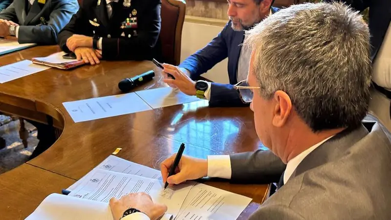 La firma del prefetto Polichetti