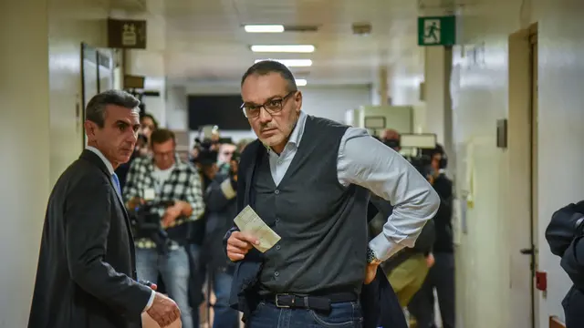 Massimiliano Camponovo agli interrogatori di garanzia nell’ambito dell’inchiesta sui dossieraggi illegali, Milano 31 Ottobre 2024 ANSA/MATTEO CORNER