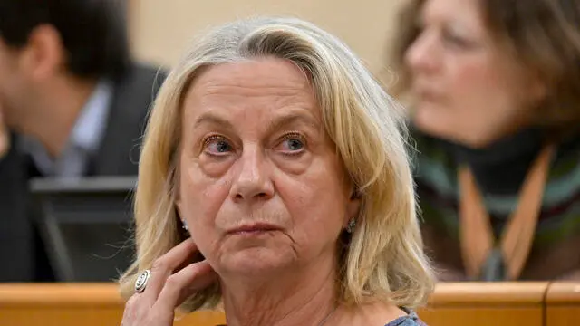 Silvia Albano (Magistratura Democratica), durante l'assemblea dell'Associazione Salviamo la Costituzione: 'Un capo assoluto in un'Italia spezzata', Roma, 1 marzo 2024. ANSA/ALESSANDRO DI MEO