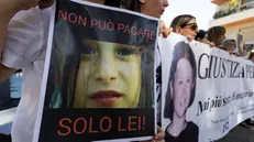 Amici e parenti di Serena Mollicone la ragazza trovata morta in località Fontecupa nel 2001. Roma, 12 luglio 2024 ANSA/MASSIMO PERCOSSI