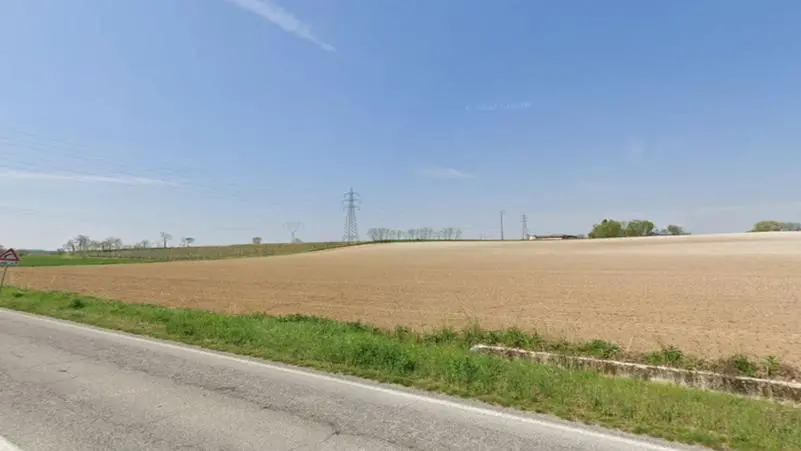 L'area su cui dovrebbe sorgere il campo fotovoltaico a Pozzolengo © www.giornaledibrescia.it