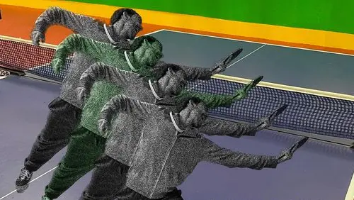 Un dettaglio della locandina di Love Pong