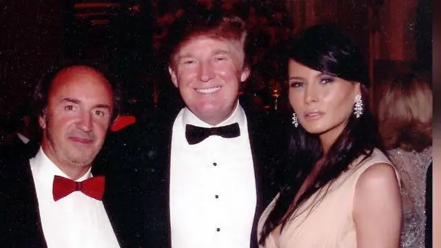 George Guido Lombardi con Donald Trump e Melania Trump - © www.giornaledibrescia.it