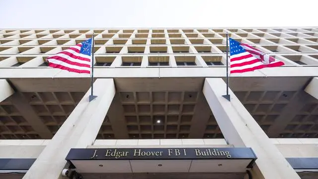 epa10136502 The FBI headquarters in Washington, DC, USA, 24 August 2022. With the Brutalist building deteriorating, the Biden administration hopes to relocate the FBI from its downtown headquarters. Maryland and Virginia are vying to host the bureau, though FBI Director Christopher Wray wants to relocate the FBI to a new location in the District. EPA/JIM LO SCALZO