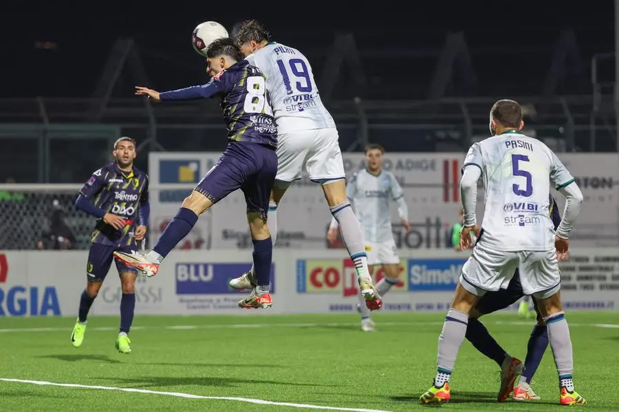 Trento-FeralpiSalò: le immagini dal campo