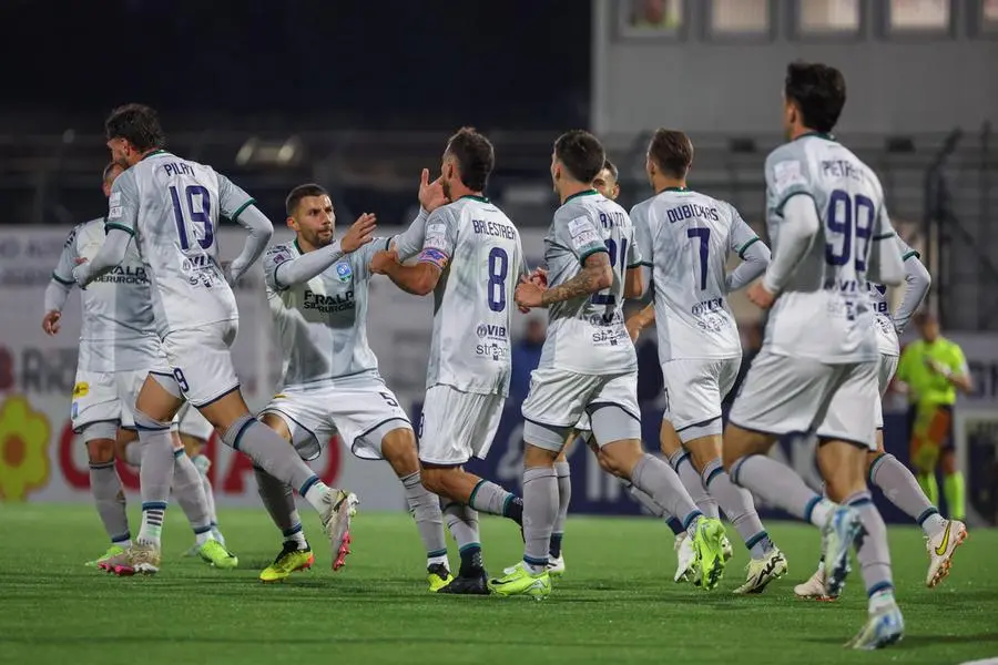 I gardesani sul campo di Trento - Foto ufficio stampa FeralpiSalò