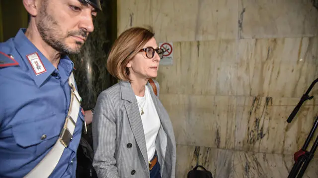 La madre di Giulia Tramontano Loredana Femiano arriva all’udienza processo Impagnatiello , Milano 27 Maggio 2024 ANSA/MATTEO CORNER