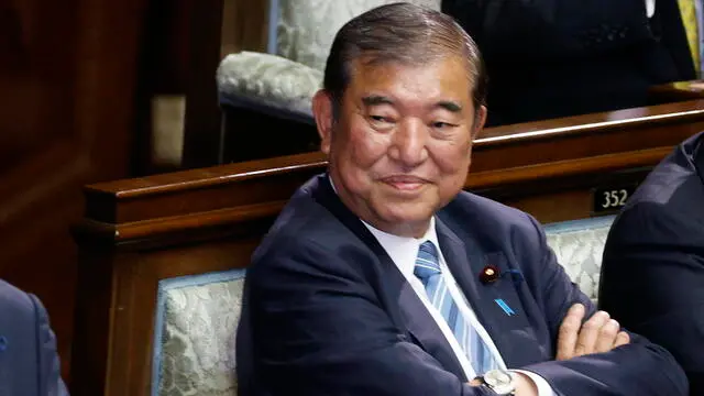 epa11714012 Japanese Prime Minister Shigeru Ishiba attends a session at the Lower House of the Parliament in Tokyo, Japan, 11 November 2024. Shigeru Ishiba is expected to be reelected as prime minister by the lawmakers. EPA/FRANCK ROBICHON