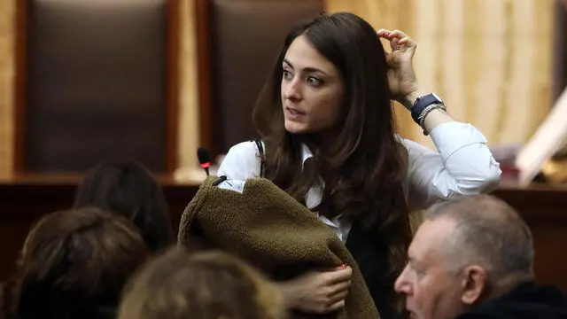 Chiara Tramontano a margine dell’udienza in Corte Assise del processo ad Alessandro Impagnatiello accusato dell'omicidio di sua sorella Tramontano. Milano, 21 Marzo 2024. ANSA / MATTEO BAZZI