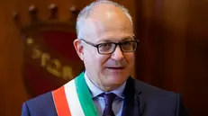 Major of Rome Roberto Gualtieri during the handover ceremony of the Lupa Capitolina (Capitoline She-wolf) award, Campidoglio, Rome, Italy, 15 October 2024. ANSA/FABIO FRUSTACI