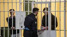 Carcerati e guardie carcerarie nel istituto penitenziario San Vittore, Milano, 1 Marzo, 2023, Ansa/Andrea Fasani