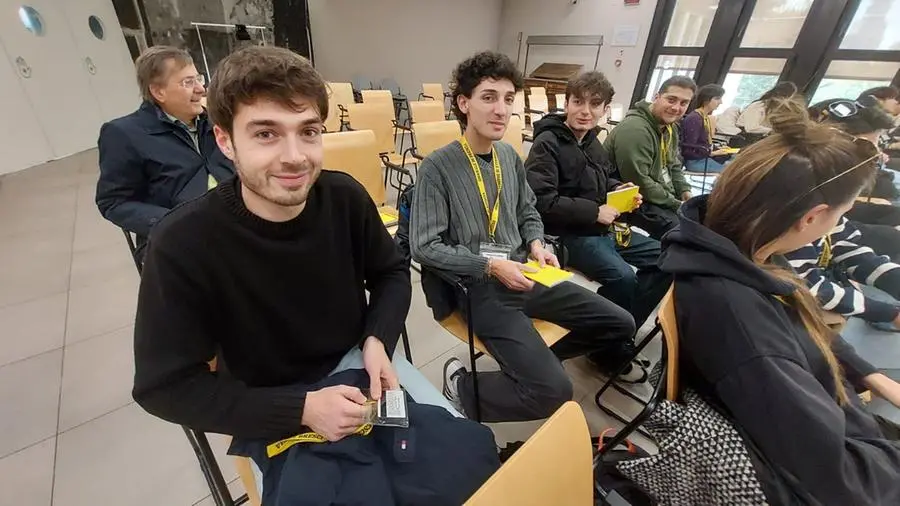 Gli studenti di Grafica e comunicazione dell'Accademia Santa Giulia in visita al GdB