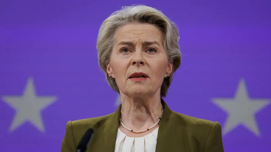 Bis al via per Ursula von der Leyen - Foto Epa/Olivier Matthys © www.giornaledibrescia.it