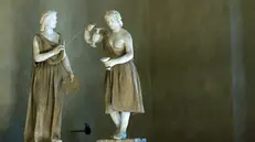 I dettagli delle statue