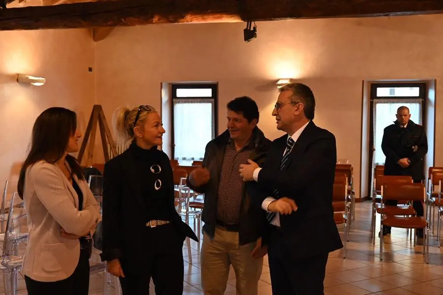 La visita del prefetto a Collio