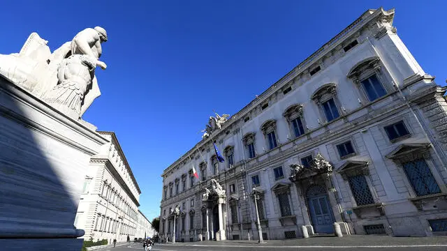 Il palazzo della Corte Costituzionale, Roma, 30 novembre 2021. ANSA/ETTORE FERRARI