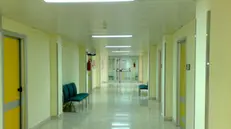 CHIETI - corridoi della Direzione Generale della Asl Lanciano Vasto Chieti nell'ospedale clinicizzato di Chieti (fonte: ufficio stampa Asl)