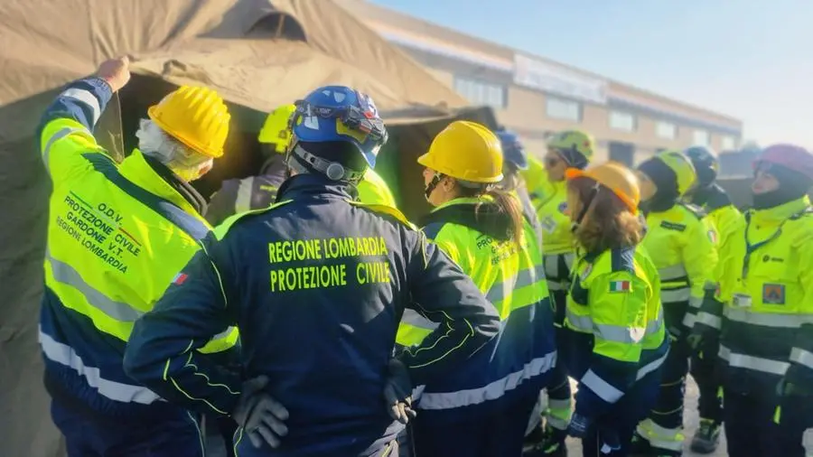 A Roncadelle l'esercitazione della Protezione Civile