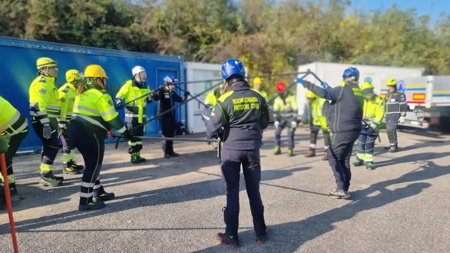 A Roncadelle l'esercitazione della Protezione Civile