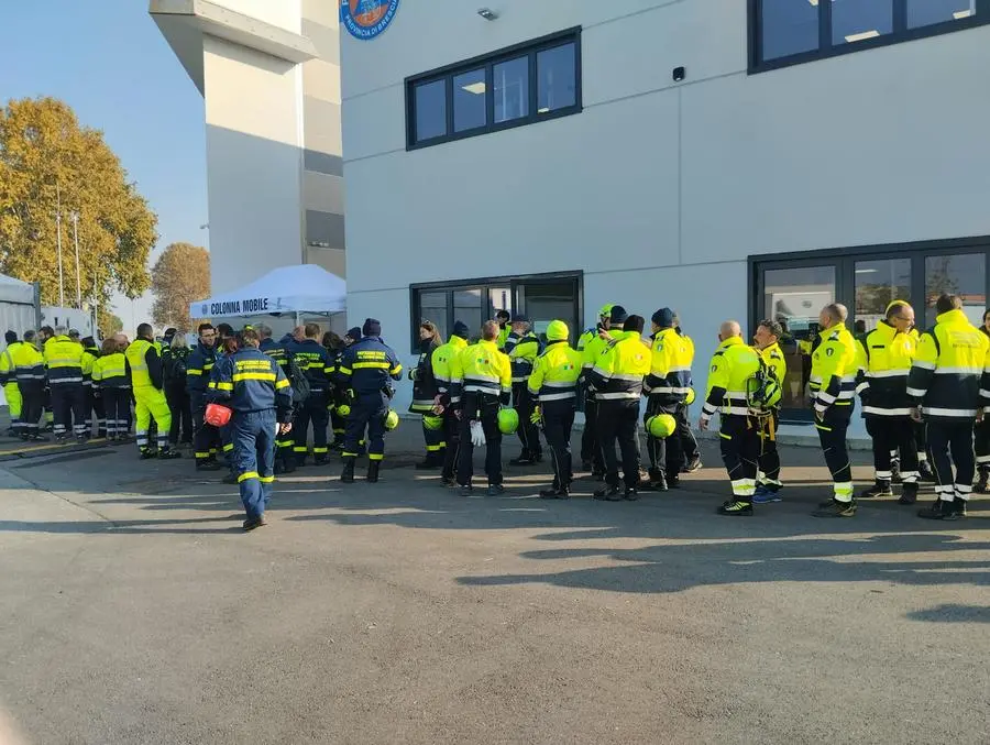 A Roncadelle l'esercitazione della Protezione Civile