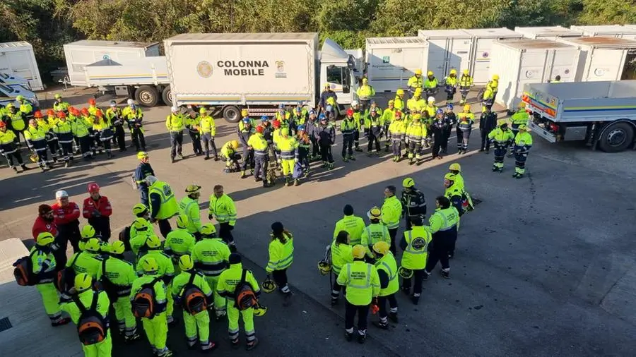 A Roncadelle l'esercitazione della Protezione Civile