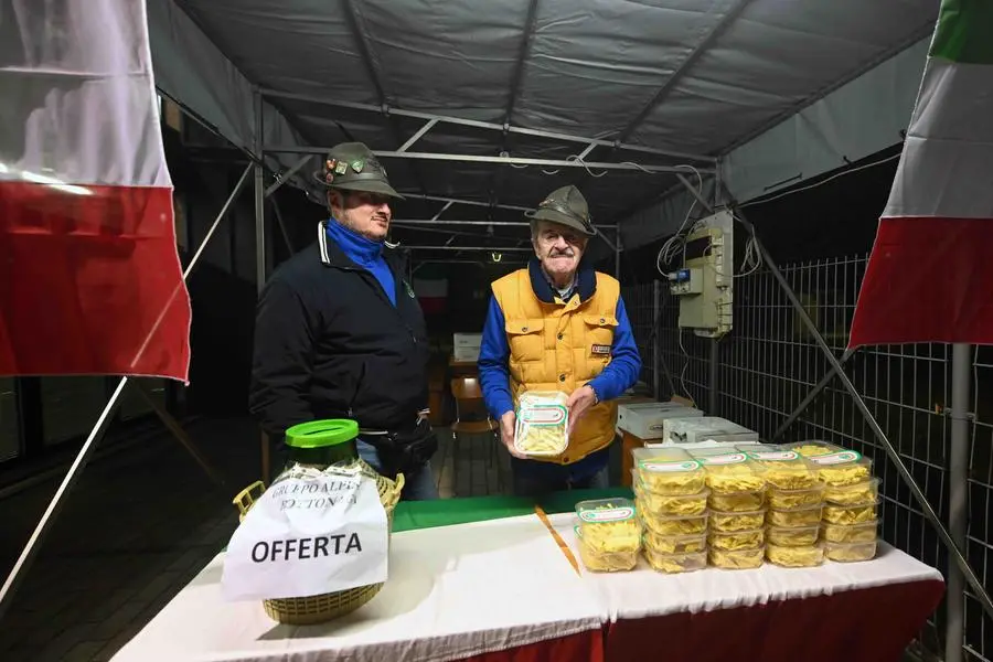 CRONACA BRESCIA √ALPINI BOTTONAGA CASONCELLATA PER CARINI 16-11-2024 MARCO ORTOGNI NEW EDEN GROUP