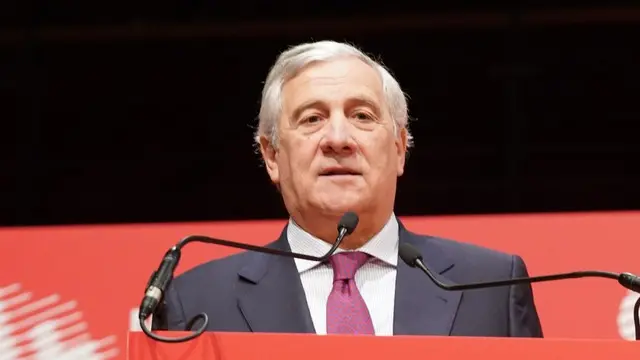 Partecipazione del Ministro degli affari esteri e della cooperazione internazionale Antonio Tajani all'Annual Meeting di Medici con l’Africa-CUAMM (Auditorium “G. Agnelli” del Centro Congressi Lingotto. Torino 16 novembre 2024 ANSA/TINO ROMANO