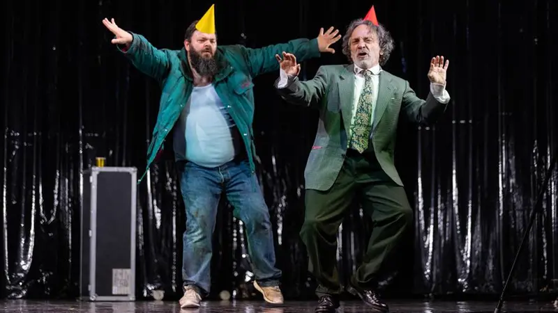 Giordano Agrusta e Massimiliano Speziani nel Giardino dei Ciliegi - Foto Gianluca Pantaleo