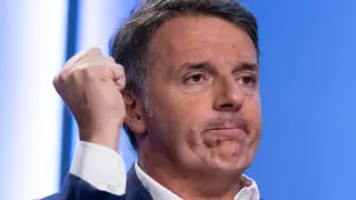 Matteo Renzi negli studi del LA7, durante il programma televisivo “Tagada”. Roma, 21 ottobre 2024 ANSA/MASSIMO PERCOSSI