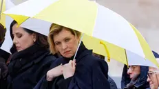 First Lady of Ukraine Olena Zelenska attends Pope Francis' weekly general audience in St. Peter's Square, Vatican, 20 November 2024. ANSA/FABIO FRUSTACI