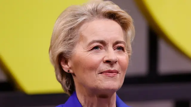 epa11726659 European Commission President Ursula von der Leyen is taking part in the Global Citizen Now summit at the Getulio Vargas Foundation in Rio de Janeiro, Brazil, 17 November 2024. Ursula von der Leyen urged the world to triple renewable energy, stating that this goal should not only be an objective for the European Union but also for other countries, including African countries for their potential and their shortcomings. EPA/ANDRE COELHO