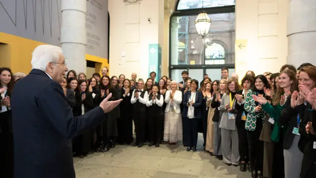 Il Presidente della Repubblica Sergio Mattarella in occasione della cerimonia del bicentenario della fondazione del Museo Egizio (foto di Francesco Ammendola - Ufficio per la Stampa e la Comunicazione della Presidenza della Repubblica)