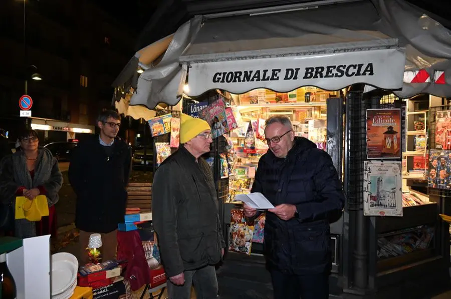 La «Notte delle edicole» a Brescia