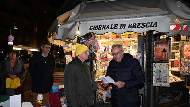 La «Notte delle edicole» a Brescia