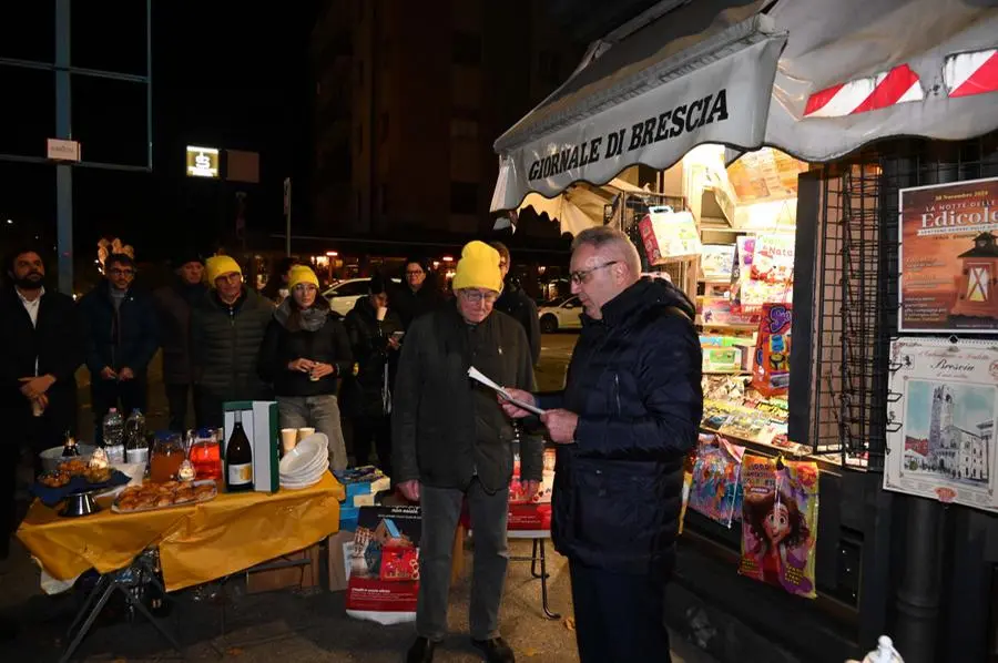 La «Notte delle edicole» a Brescia