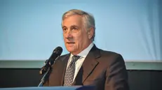 Il ministro degli esteri Antonio Tajani all’inaugurazione dell’anno accademico all’Università Salute San Raffaele, Milano 20 Novembre 2024 ANSA/MATTEO CORNER