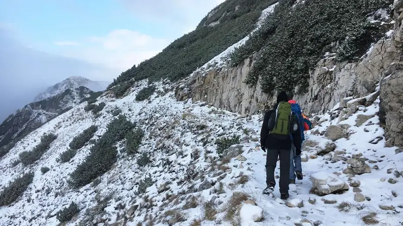 Paesaggi suggestivi sul Garda per ciaspolare