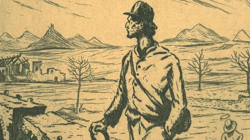 Un dettaglio della copertina di Diserzioni