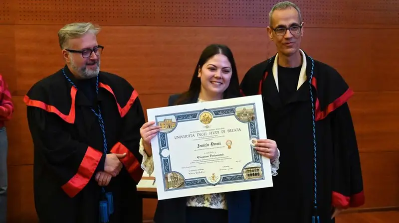 Jennifer Peroni durante la proclamazione - Foto Gabriele Strada/Neg © www.giornaledibrescia.it